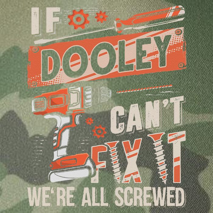 Dooley Last Name If Dooley CanT Fix It Legacy Tie Dye Trucker Hat