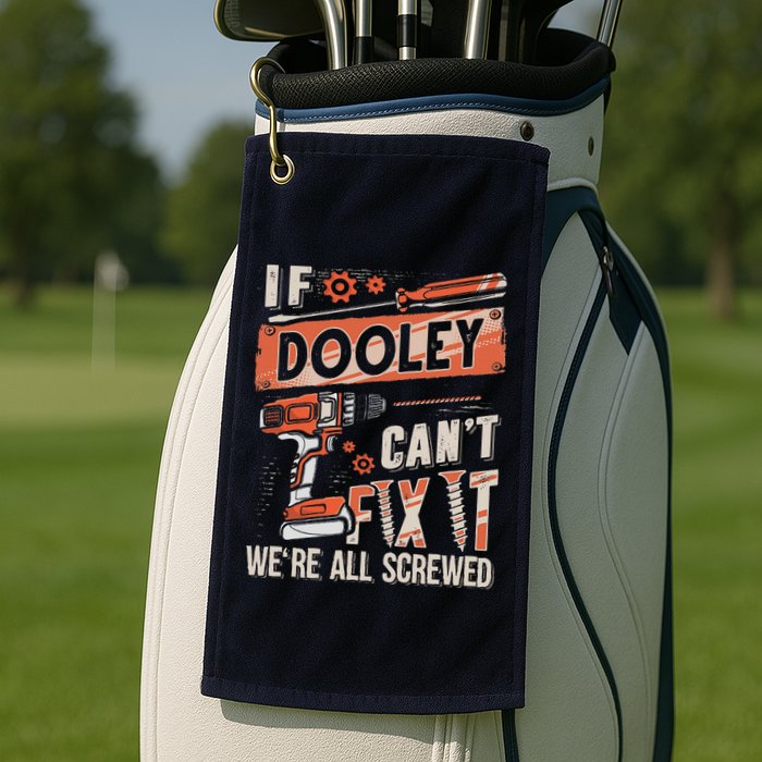 Dooley Last Name If Dooley CanT Fix It Golf Towel
