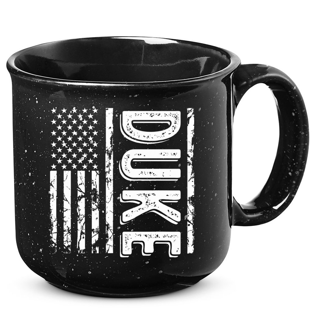 Duke Last Name Funny Surname Team Duke Family Reunion 15oz Campfire Ceramic Mug