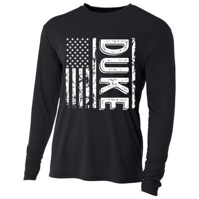 Duke Last Name Funny Surname Team Duke Family Reunion Cooling Performance Long Sleeve Crew