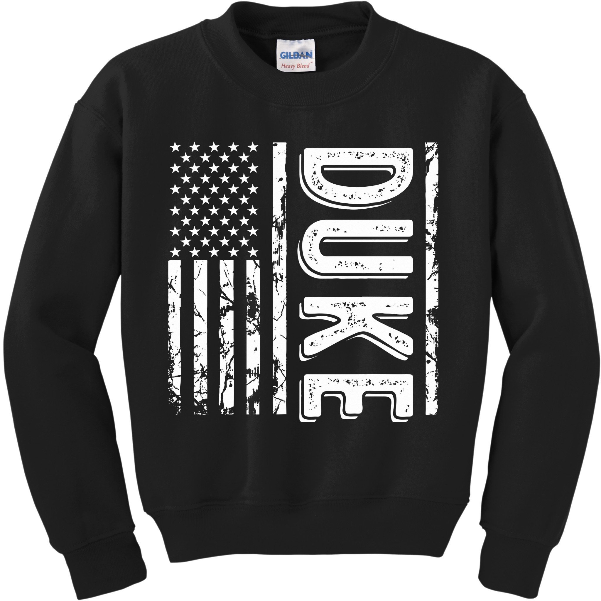 Duke Last Name Funny Surname Team Duke Family Reunion Kids Sweatshirt
