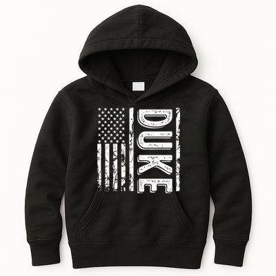 Duke Last Name Funny Surname Team Duke Family Reunion Kids Hoodie