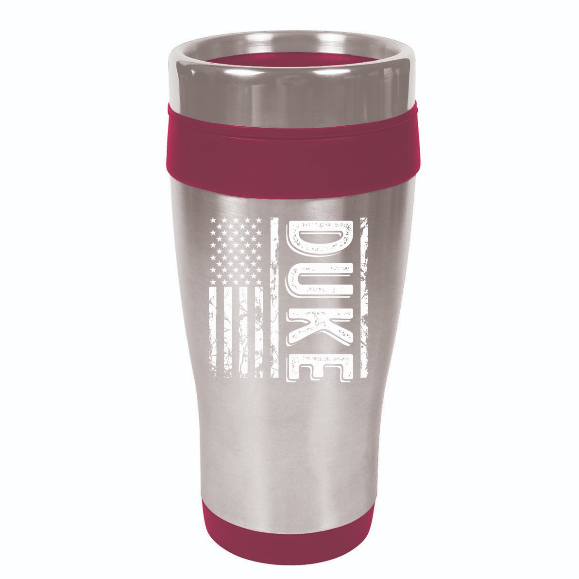 Duke Last Name Funny Surname Team Duke Family Reunion 16oz Travel Tumbler