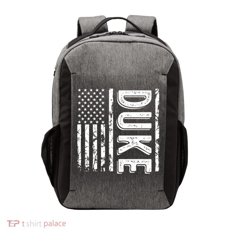 Duke Last Name Funny Surname Team Duke Family Reunion Vector Backpack