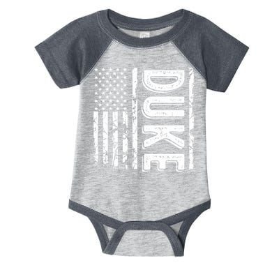 Duke Last Name Funny Surname Team Duke Family Reunion Infant Baby Jersey Bodysuit