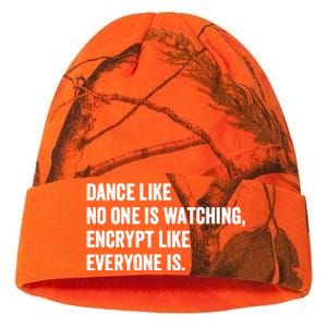 Dance Like No One Is Watching Encrypt Like Everyone Is Kati Licensed 12" Camo Beanie