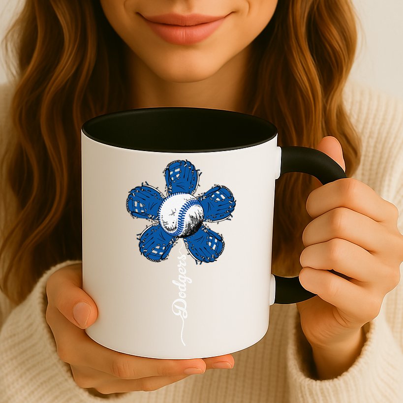 Dodgers Last Name Personalized Retro Vintage Lovers Outfits Mug