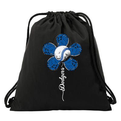 Dodgers Last Name Personalized Retro Vintage Lovers Outfits Drawstring Bag