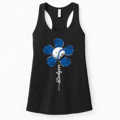 Dodgers Last Name Personalized Retro Vintage Lovers Outfits Womens Tank Top