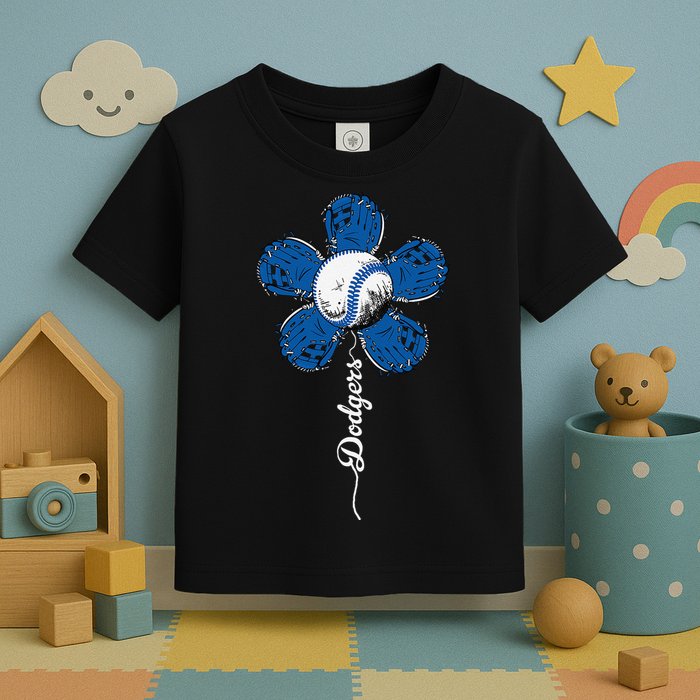 Dodgers Last Name Personalized Retro Vintage Lovers Outfits Toddler T-Shirt
