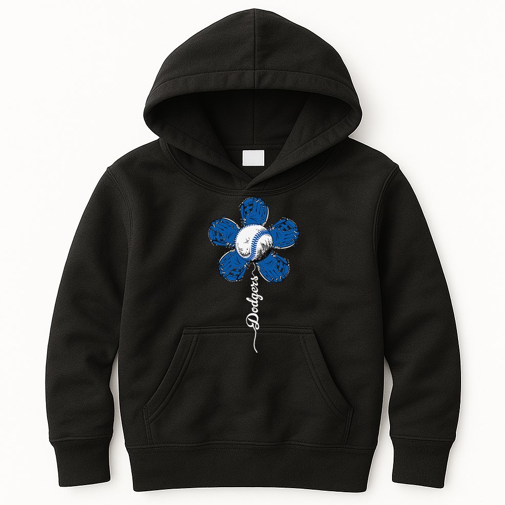 Dodgers Last Name Personalized Retro Vintage Lovers Outfits Kids Hoodie