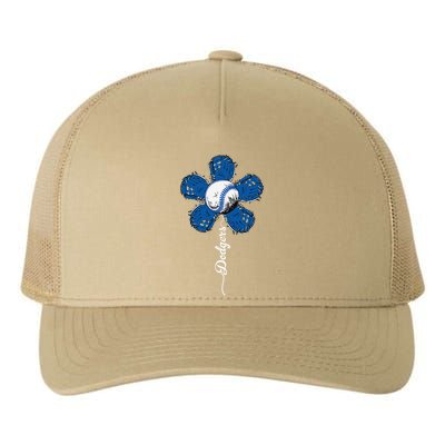 Dodgers Last Name Personalized Retro Vintage Lovers Outfits Yupoong Adult 5-Panel Trucker Hat