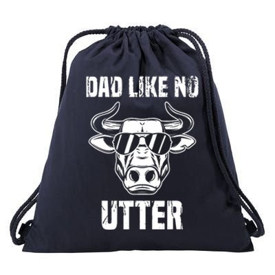 Dad Like No Utter FatherS Day Drawstring Bag