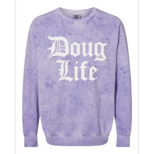 Doug Life Name Birthday Colorblast Crewneck Sweatshirt