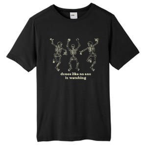 Dance Like No One Is Watching Skeletons Funny Tall Fusion ChromaSoft Performance T-Shirt