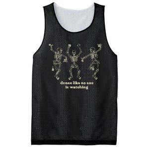 Dance Like No One Is Watching Skeletons Funny Mesh Reversible Basketball Jersey Tank