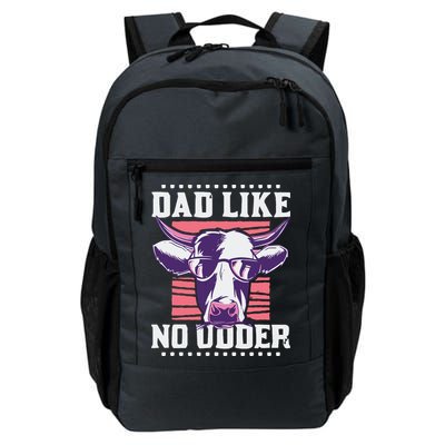 Dad Like No Udder Fathers Day Farmer Backpack