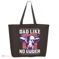 Dad Like No Udder Fathers Day Farmer 25L Jumbo Tote
