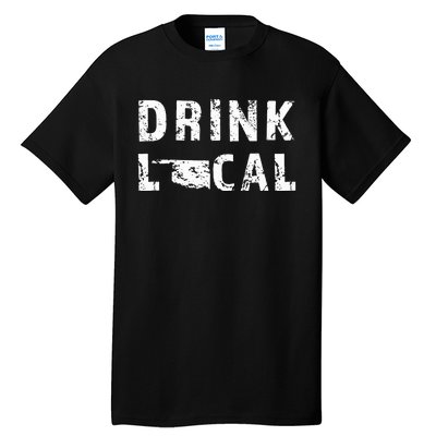 Drink Local Oklahoma Craft Beer Ok Brewers & Breweries Tall T-Shirt