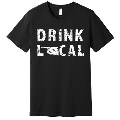 Drink Local Oklahoma Craft Beer Ok Brewers & Breweries Premium T-Shirt