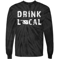 Drink Local Oklahoma Craft Beer Ok Brewers & Breweries Tie-Dye Long Sleeve Shirt