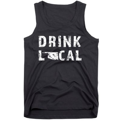 Drink Local Oklahoma Craft Beer Ok Brewers & Breweries Tank Top