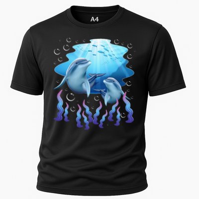 Dolphin Lover Ocean Zoology Zookeeper Marine Biologist Performance Shirt