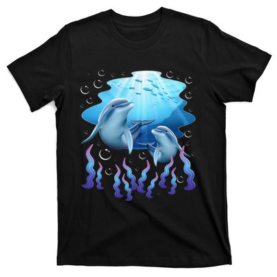 Dolphin Lover Ocean Zoology Zookeeper Marine Biologist T-Shirt