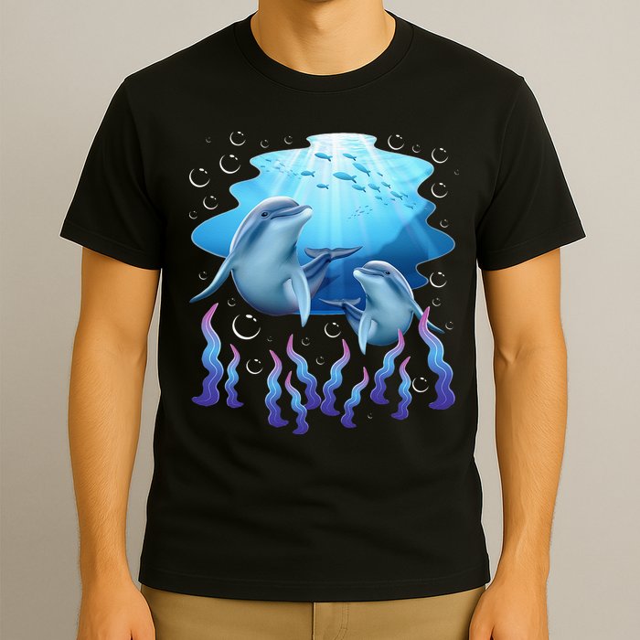 Dolphin Lover Ocean Zoology Zookeeper Marine Biologist T-Shirt