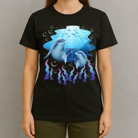 Dolphin Lover Ocean Zoology Zookeeper Marine Biologist T-Shirt