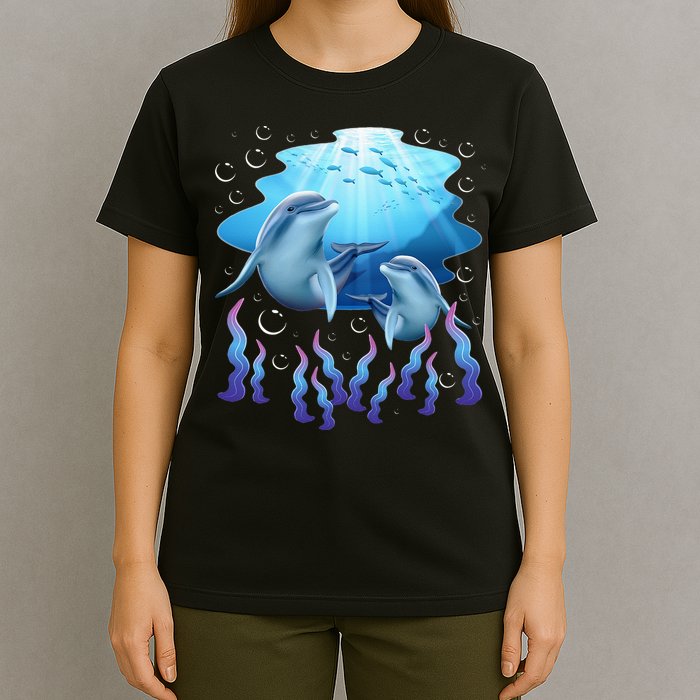Dolphin Lover Ocean Zoology Zookeeper Marine Biologist T-Shirt