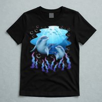 Dolphin Lover Ocean Zoology Zookeeper Marine Biologist T-Shirt