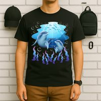 Dolphin Lover Ocean Zoology Zookeeper Marine Biologist T-Shirt