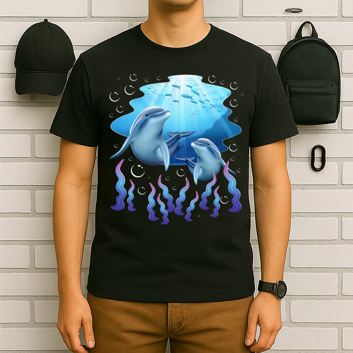 Dolphin Lover Ocean Zoology Zookeeper Marine Biologist T-Shirt