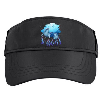 Dolphin Lover Ocean Zoology Zookeeper Marine Biologist Adult Drive Performance Visor