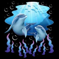 Dolphin Lover Ocean Zoology Zookeeper Marine Biologist 16 in Basic Backpack