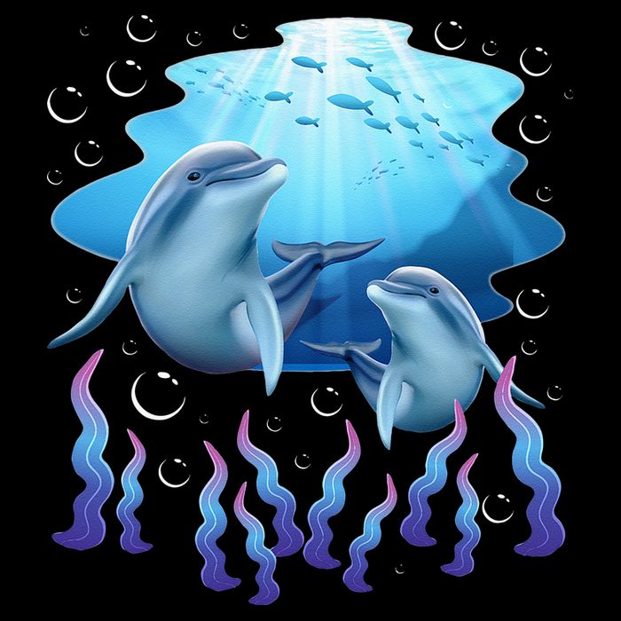 Dolphin Lover Ocean Zoology Zookeeper Marine Biologist 16 in Basic Backpack
