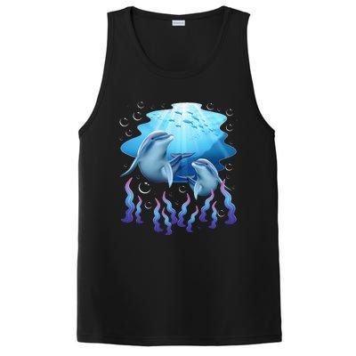 Dolphin Lover Ocean Zoology Zookeeper Marine Biologist PosiCharge Competitor Tank