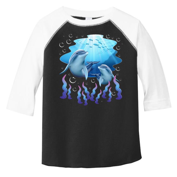 Dolphin Lover Ocean Zoology Zookeeper Marine Biologist Toddler Fine Jersey T-Shirt