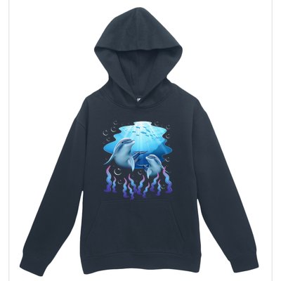 Dolphin Lover Ocean Zoology Zookeeper Marine Biologist Urban Pullover Hoodie