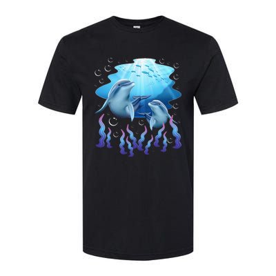 Dolphin Lover Ocean Zoology Zookeeper Marine Biologist Softstyle CVC T-Shirt