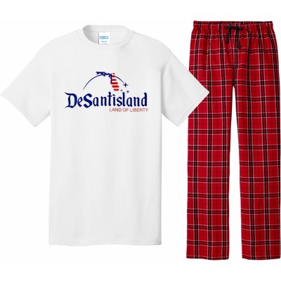 Desantisland Land Of Liberty Florida American Flag Pajama Set