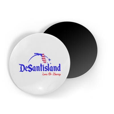 Desantisland Land Of Liberty Florida American Flag Magnet