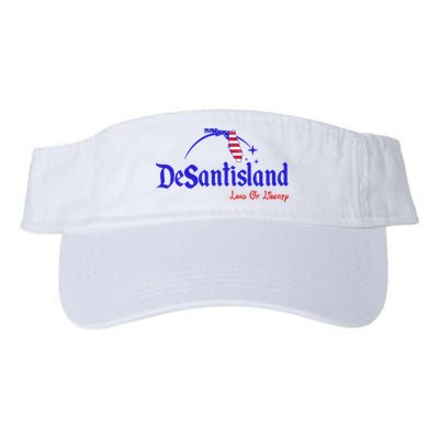Desantisland Land Of Liberty Florida American Flag Visor