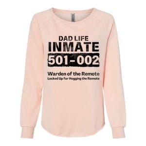 Dad Life Prisoner Inmate Funny Jail Halloween Costume Womens California Wash Sweatshirt