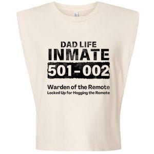 Dad Life Prisoner Inmate Funny Jail Halloween Costume Garment-Dyed Women's Muscle Tee