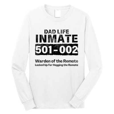 Dad Life Prisoner Inmate Funny Jail Halloween Costume Long Sleeve Shirt