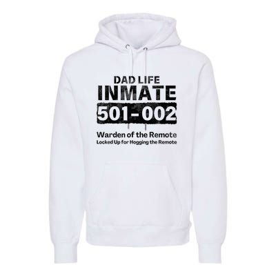 Dad Life Prisoner Inmate Funny Jail Halloween Costume Premium Hoodie