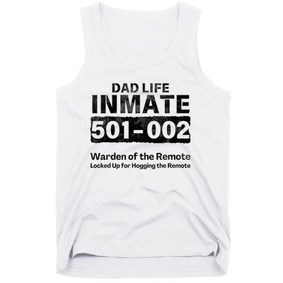 Dad Life Prisoner Inmate Funny Jail Halloween Costume Tank Top