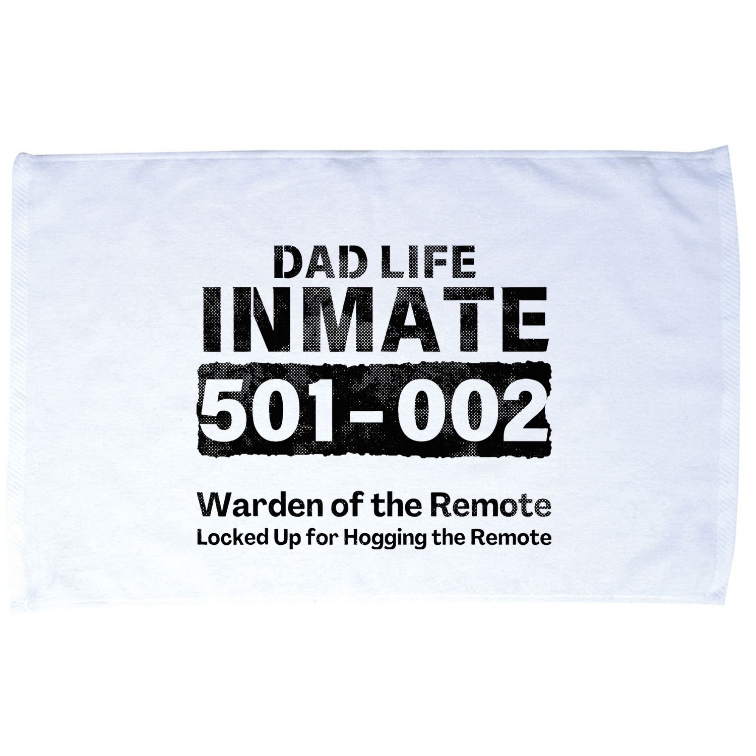 Dad Life Prisoner Inmate Funny Jail Halloween Costume Microfiber Hand Towel